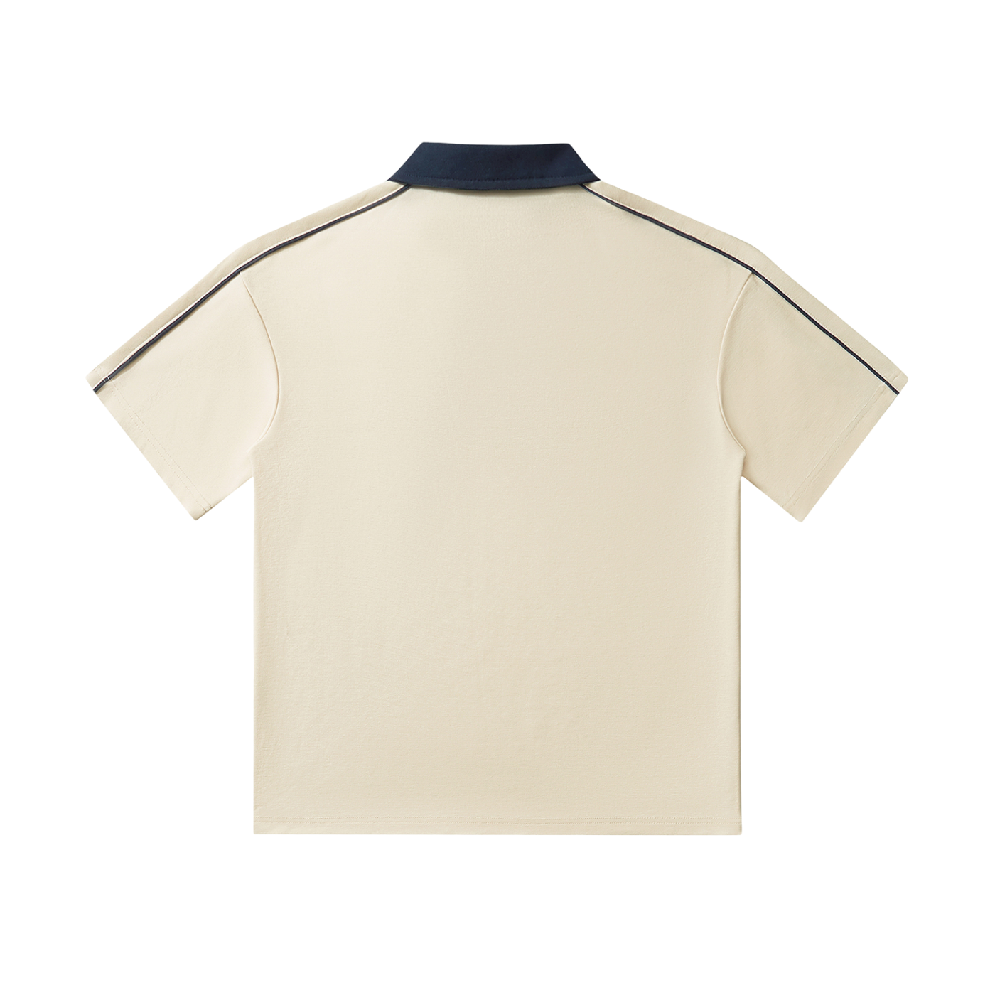 Contrast Collar Polo Shirt