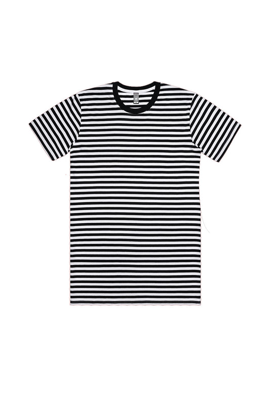 Black White Stripe Tee