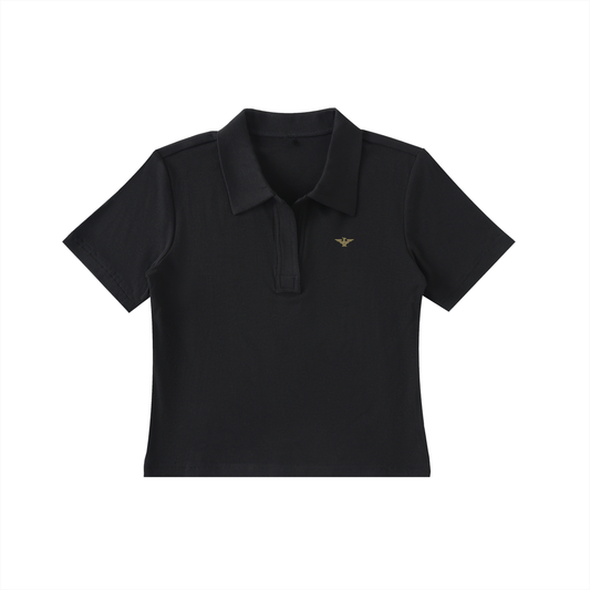Cropped Bodycon Polo