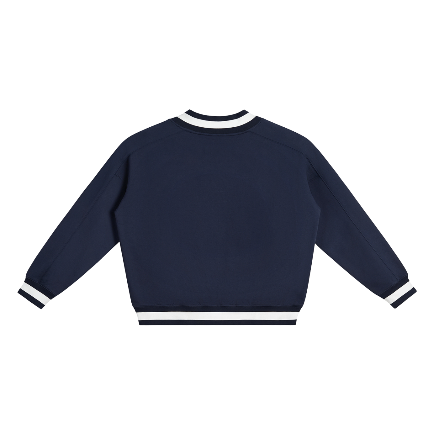 Oversized Cotton V-Neck Top