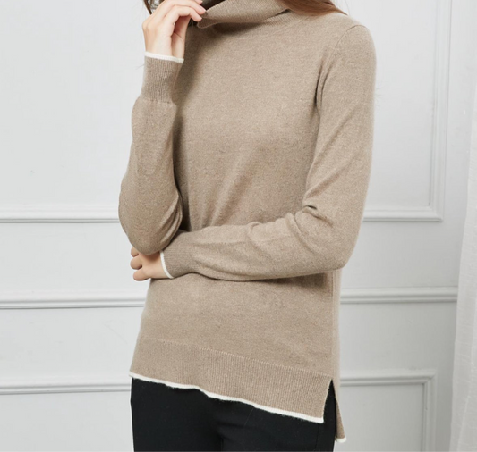Cashmere Turtle Neck Sweater