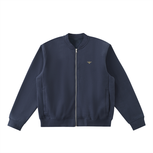 Fleeced Varsity Jacket