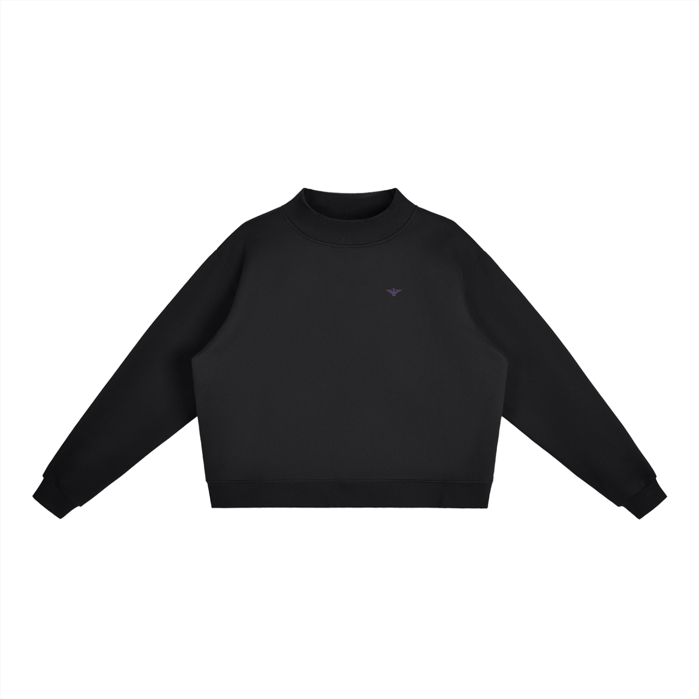 Mid-Neck Crew Sweatshirt