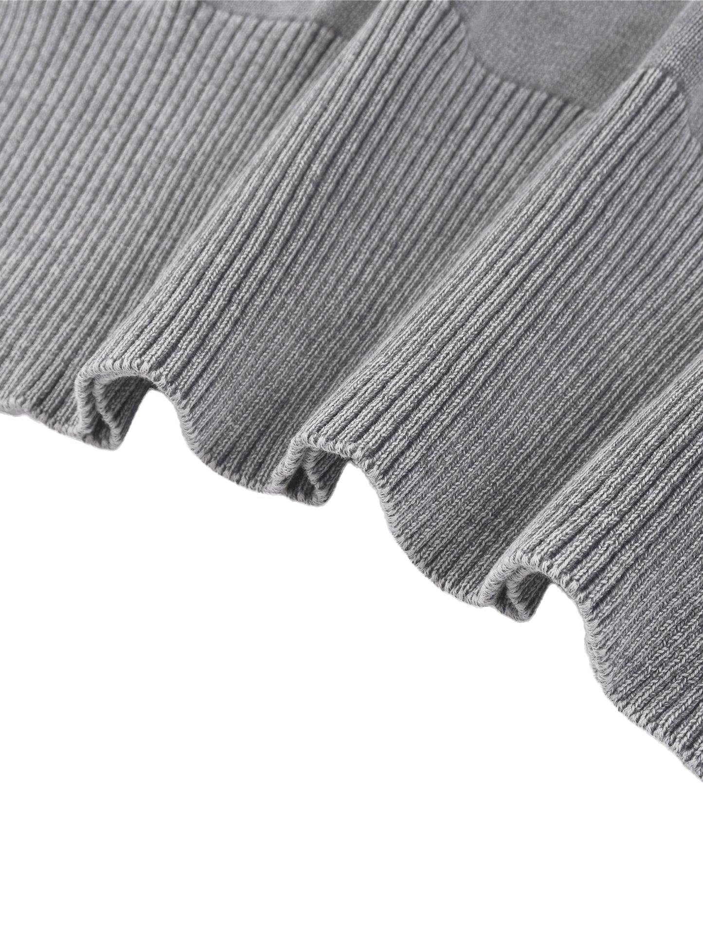 Wash Balloon Sleeve Cropped Sweater